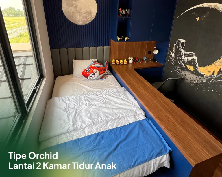 Tipe Orchid Kamar Tidur Anak